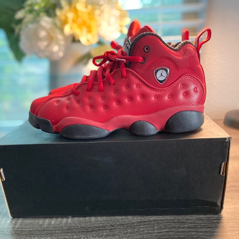 6.5Youth Red Nike Jordan Jumpman Team II BG